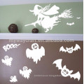 Gran Halloween bruja partido vinilo pared pegatinas Decoración casera de la decoración de la ventana de Halloween